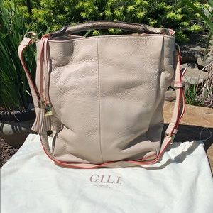 ‼️PRICE DROP‼️ NWOT GILI Large  Leather Hobo  Bag